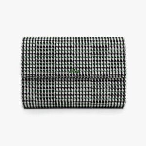 KRUK Green Pepita with Black Suede Interior 8 Watch Travel Storage Case Roll